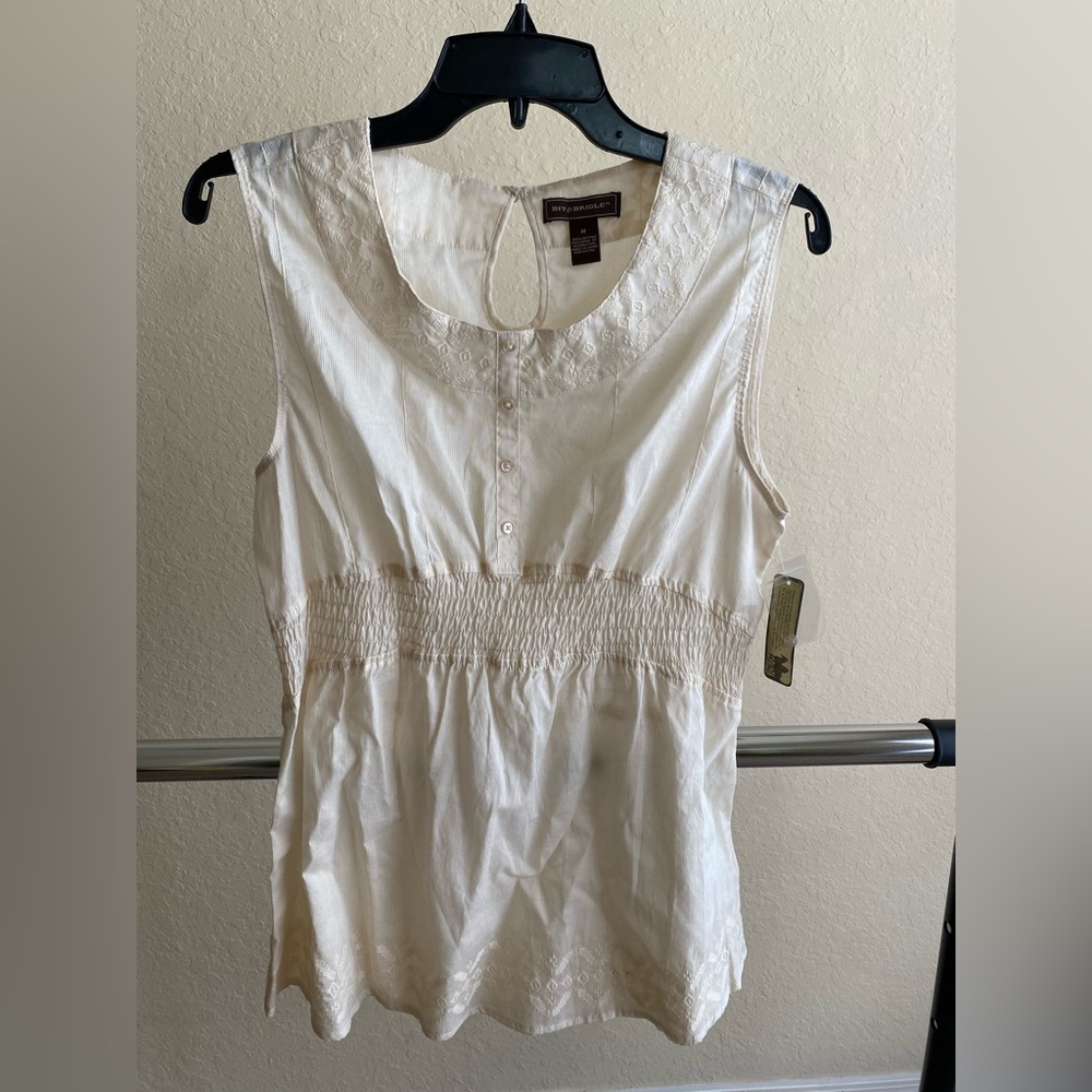 Bit & Bridle Western Embroidered Tank